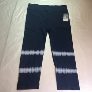 Xersion Lounge Tie Dye Leggings Blue Medium